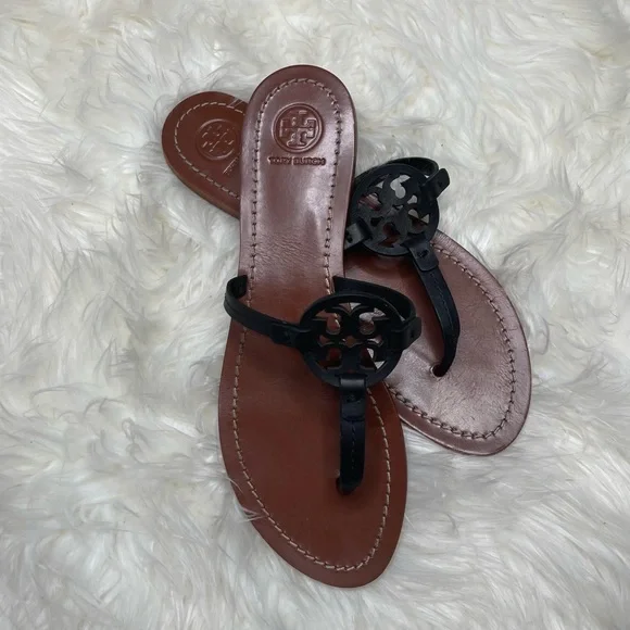 TORY BURCH Mini Millers Thong Sandals - 8.5 - Picture 3 of 8